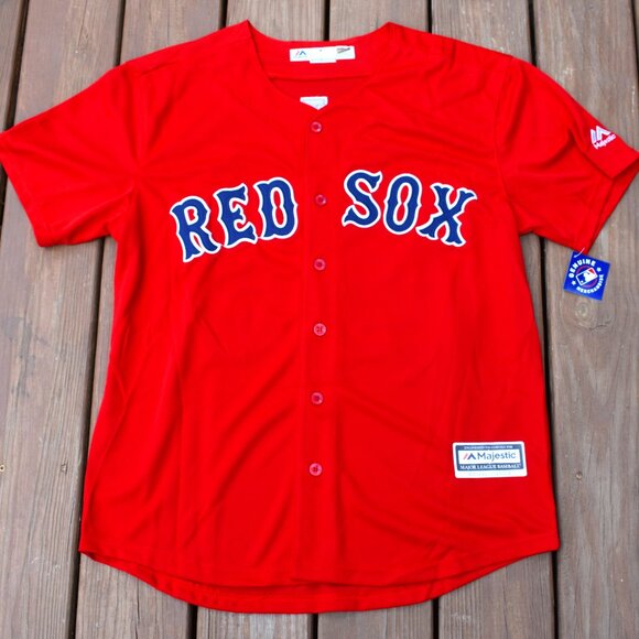 New! David Ortiz "Big Papi" Boston Red Sox RED Home Baseball Jersey Men's XXL - Picture 2 of 2
